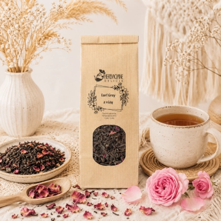 Earl Grey z różą 100g